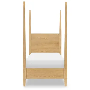 Today\'s Traditions Complete Poster Bed Natural Hickory - Twin