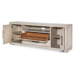 Westwood Light Entertainment Console Light Oak Finish