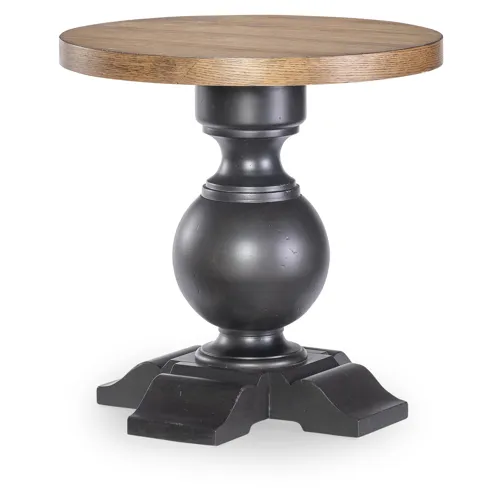 Vintage Market Urn Base End Table