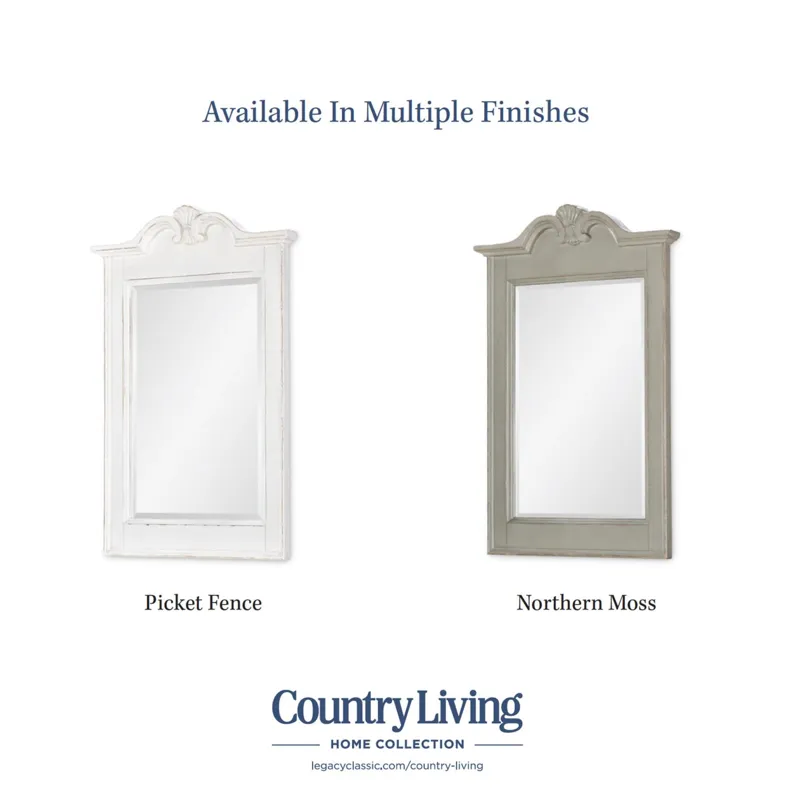 Vintage Market Scalloped Mirror