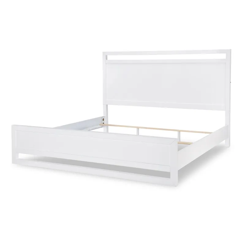 Summerland Panel Headboard Ca White Finish - King/California King