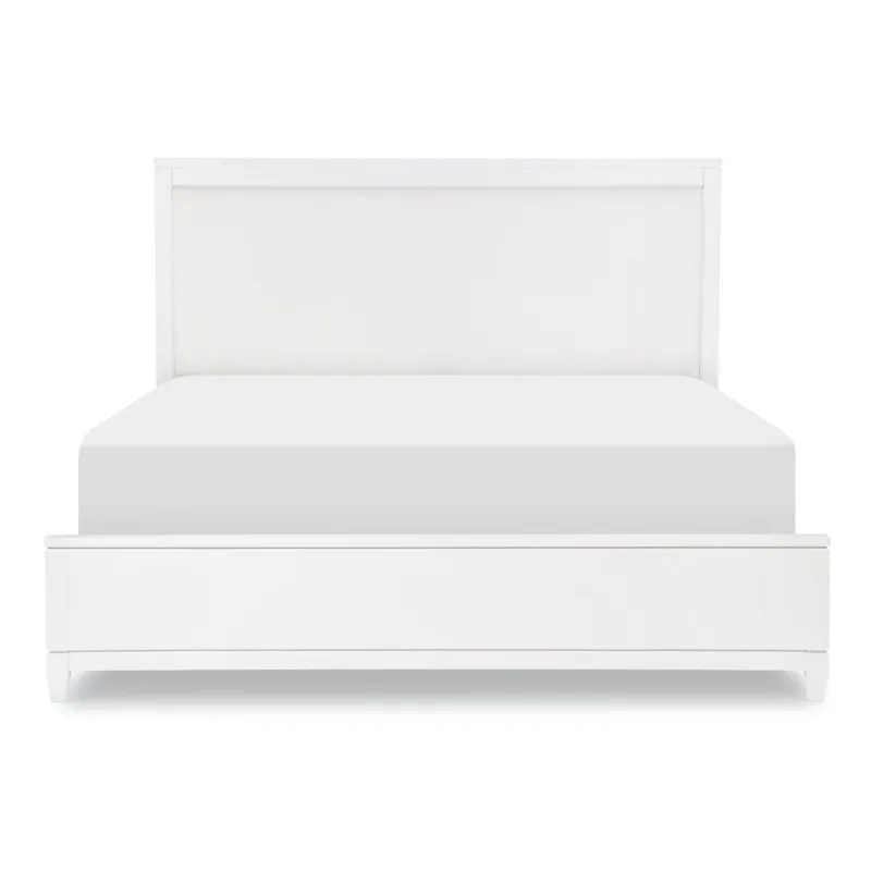 Summerland Upholstered Headboard Ca White Finish - King/California King