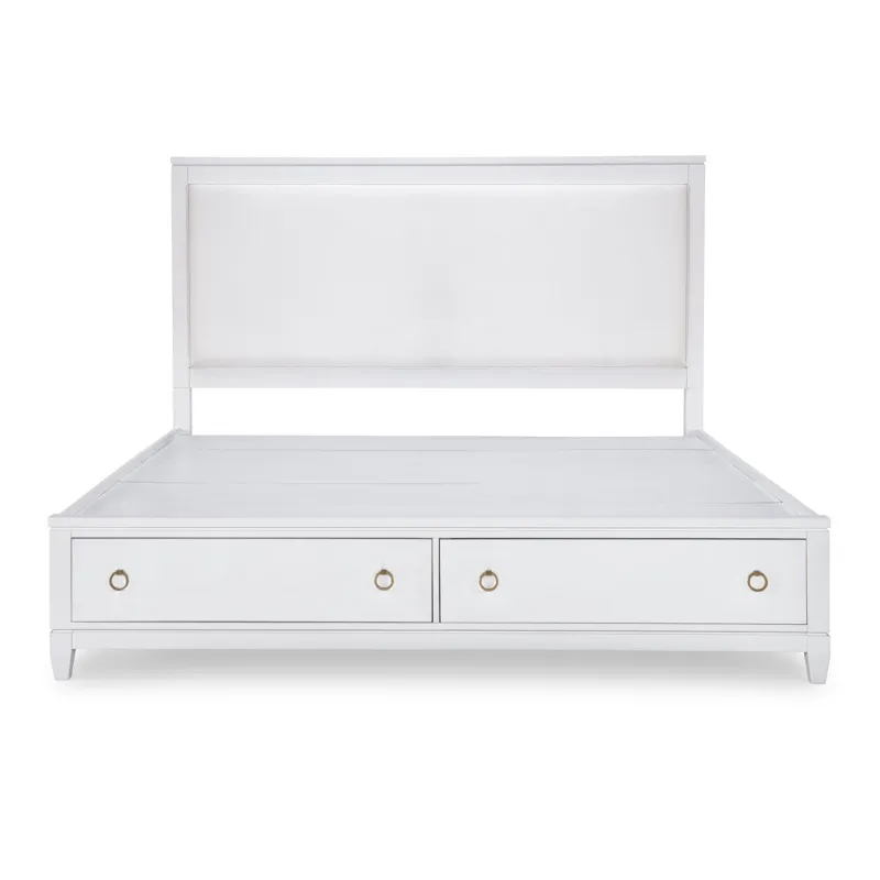 Summerland Storage Footboard Ca White Finish - King/California King