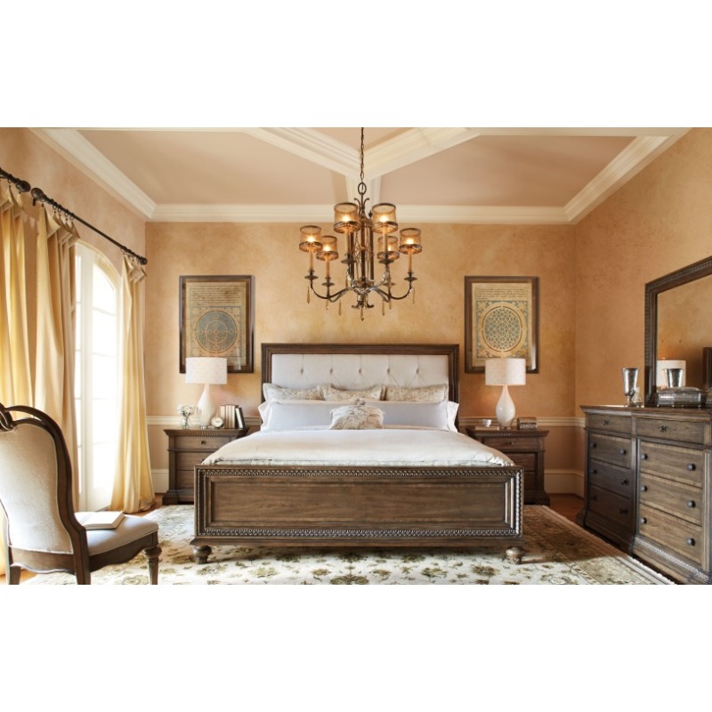 Upholstered Panel Bed Queen Queen