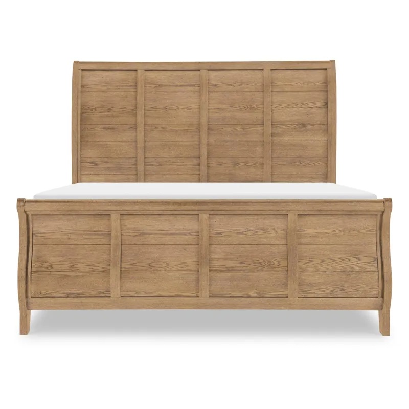 Vintage Market Complete Sleigh Bed - King