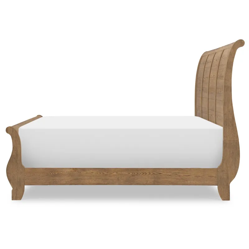 Vintage Market Complete Sleigh Bed - King