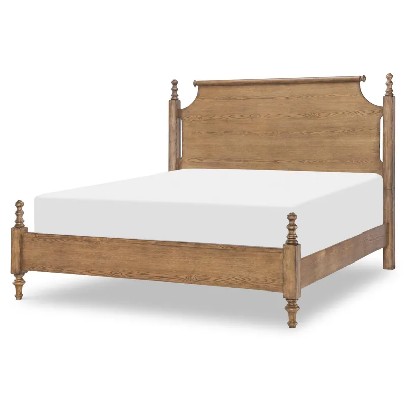 Vintage Market Complete High/Low Poster Bed - Queen