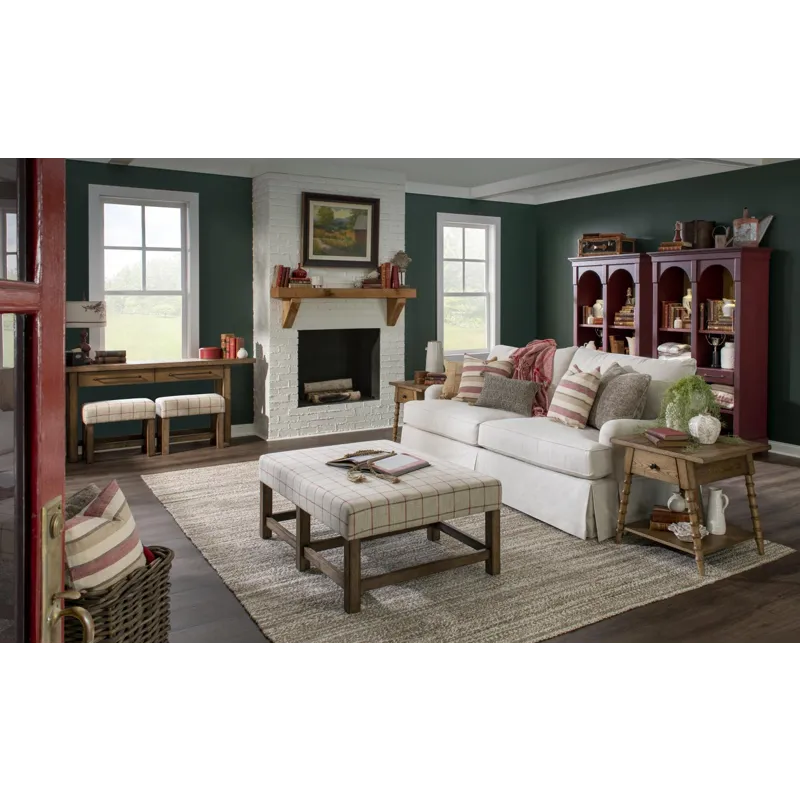 Vintage Market Splayed Bobbin Leg 1 Drw End Table