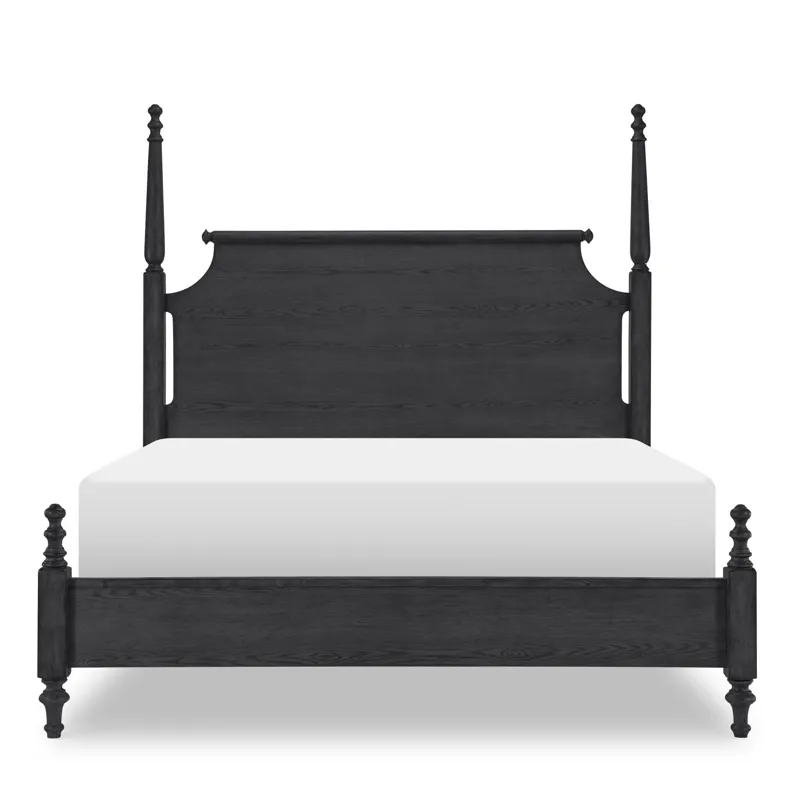 Vintage Market Complete High/Low Poster Bed - Queen