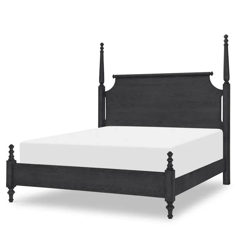 Vintage Market Complete High/Low Poster Bed - Queen