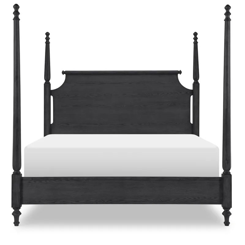 Vintage Market Complete High/Low Poster Bed - Queen