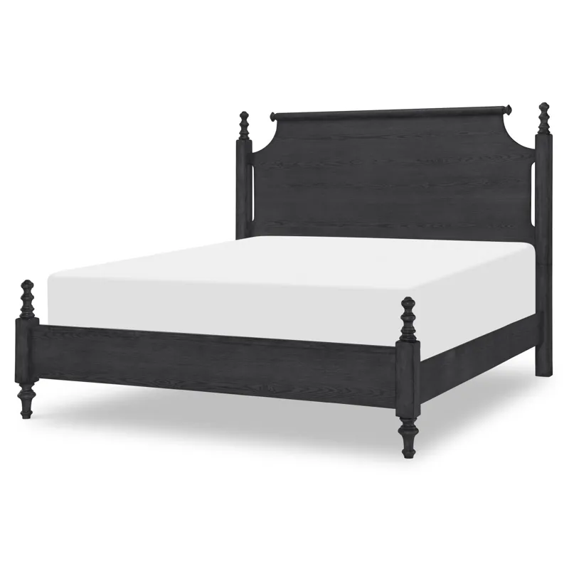 Vintage Market Complete High/Low Poster Bed - Queen