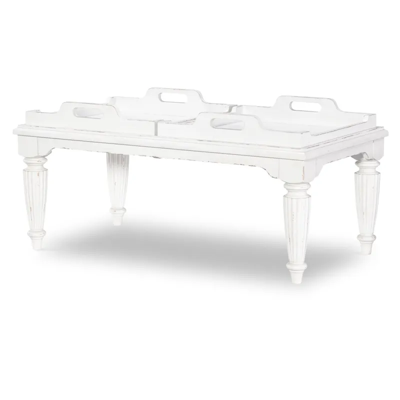 Vintage Market Tray Top Cocktail Table