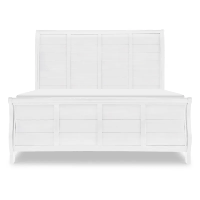 Vintage Market Complete Sleigh Bed - Queen