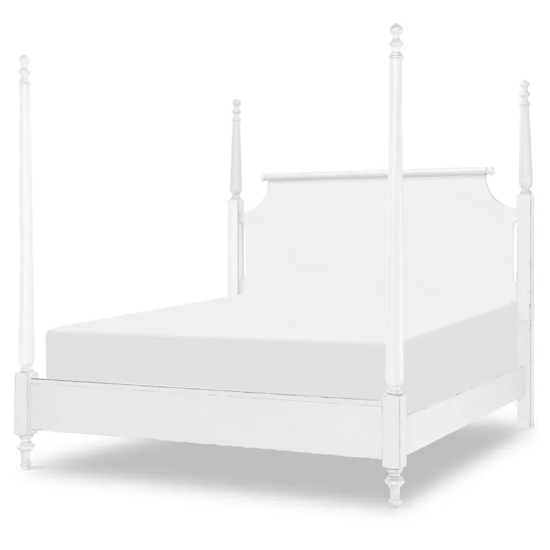 Vintage Market Complete High/Low Poster Bed - Queen