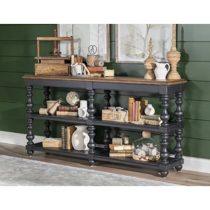 Vintage Market Turned Bobbin Leg Console Table