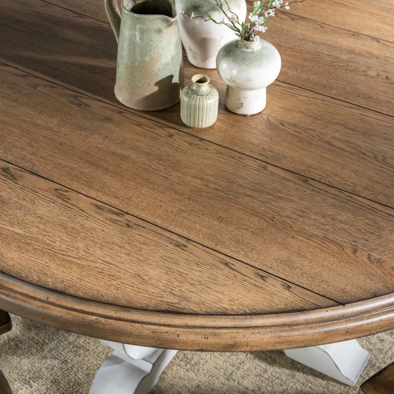 Vintage Market Round Dining Table