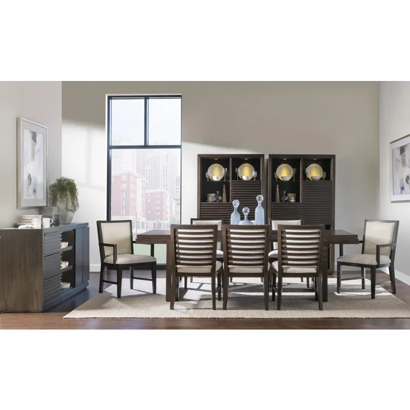 Architect Upholstered Ladderback Arm Chair