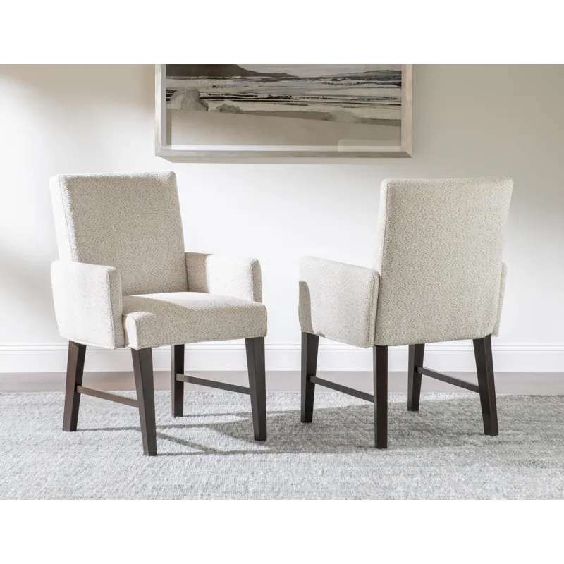 Architect Upholstered Host Arm Chair
