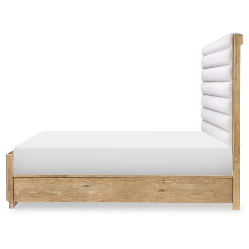 Torrance Complete Channeled Uphostered Panel Bed - King