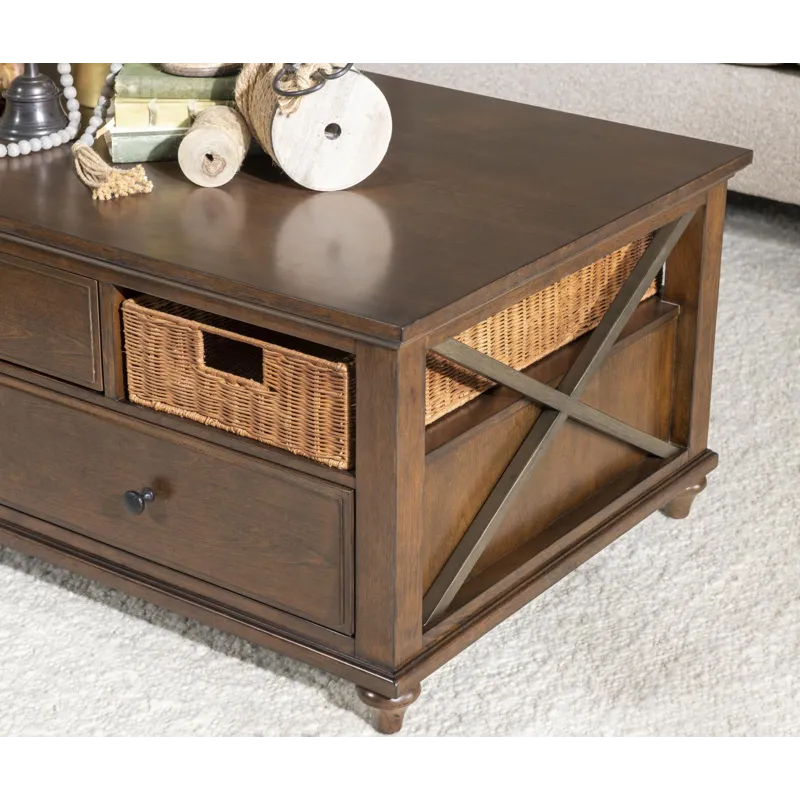 Elise Cocktail Table W/Casters