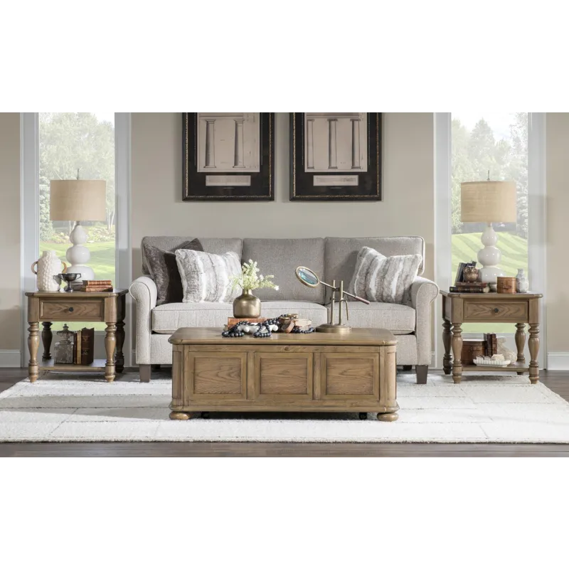 Nolan Lift Top Cocktail Table W/Casters