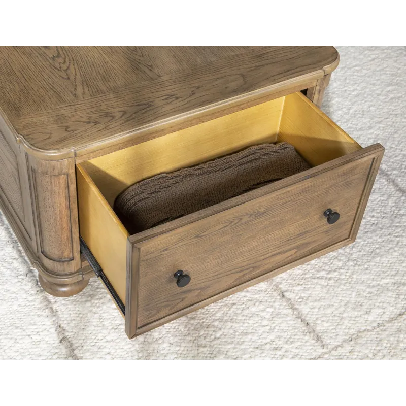 Nolan Lift Top Cocktail Table W/Casters