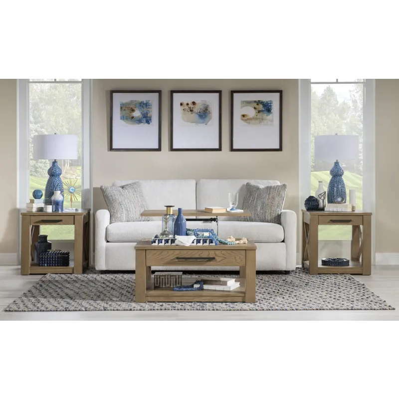 Ellison Lift Top Cocktail Table W/Casters