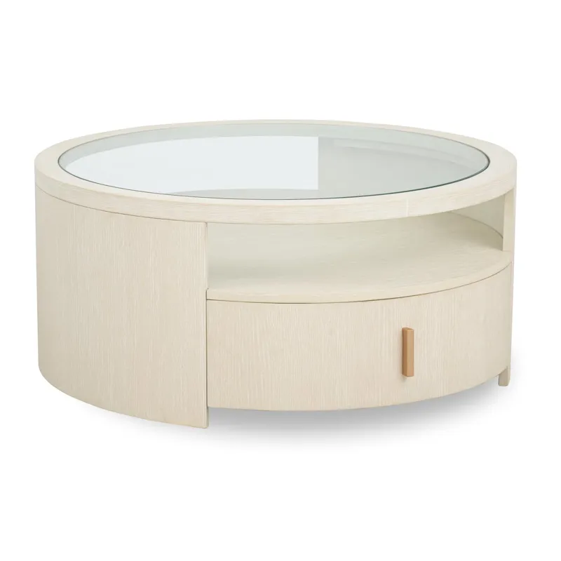 Sloan Round Cocktail Table w/Casters