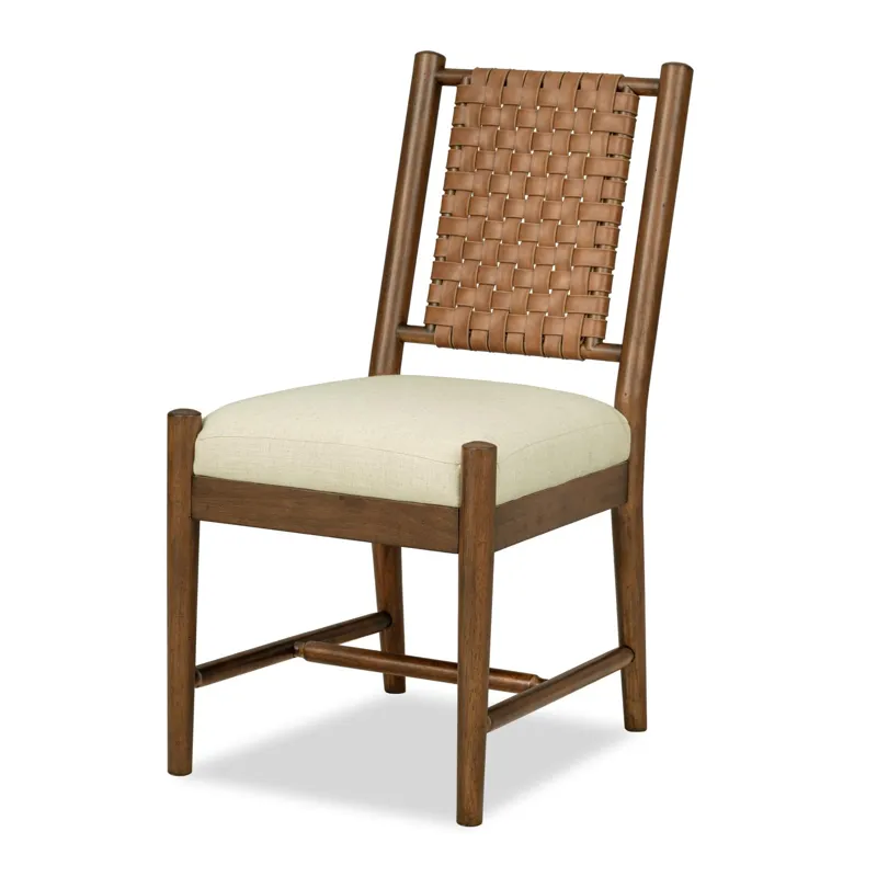 Lake House Woven Back Side Chair