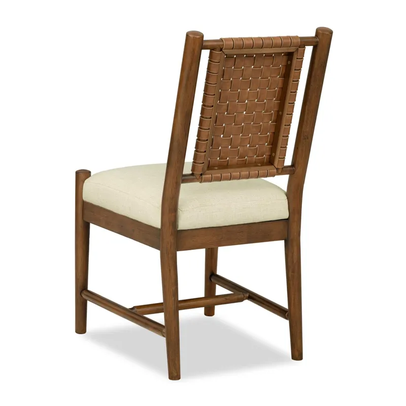 Lake House Woven Back Side Chair