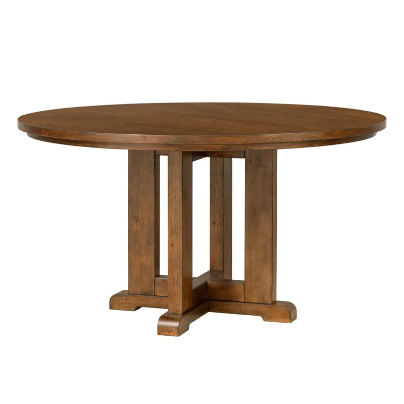 Lake House Complete Round Pedestal Dining Table
