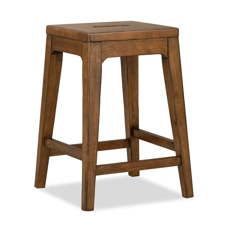 Lake House Counter Height Backless Stool