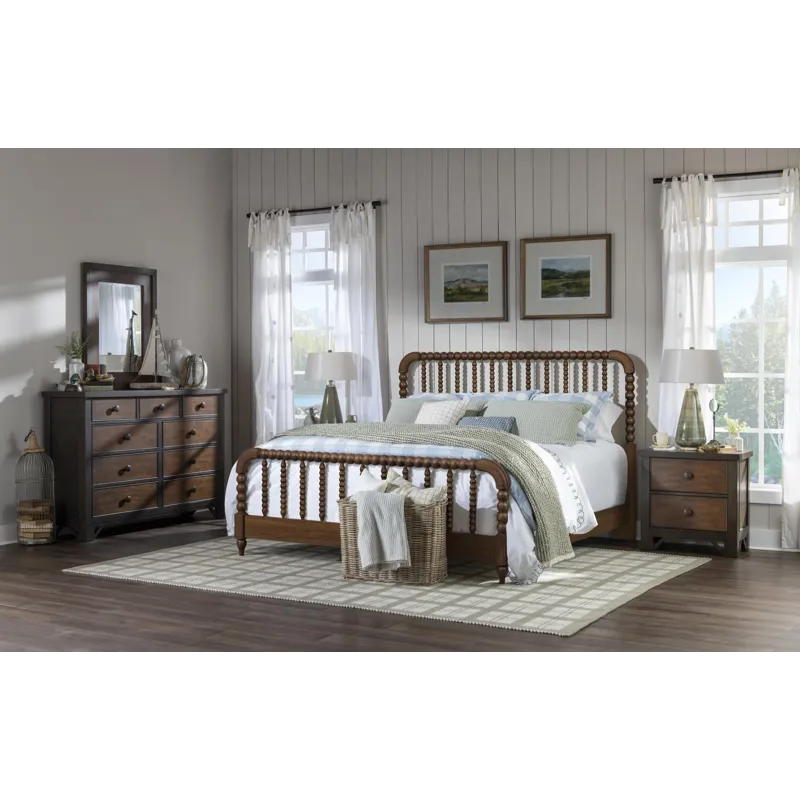 Lake House Two Tone Drawer Nightstand