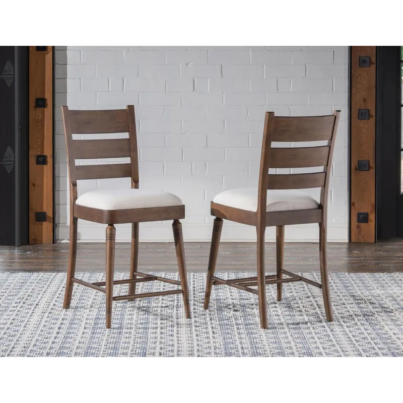 Lake House Ladder Back Counter Height Stool