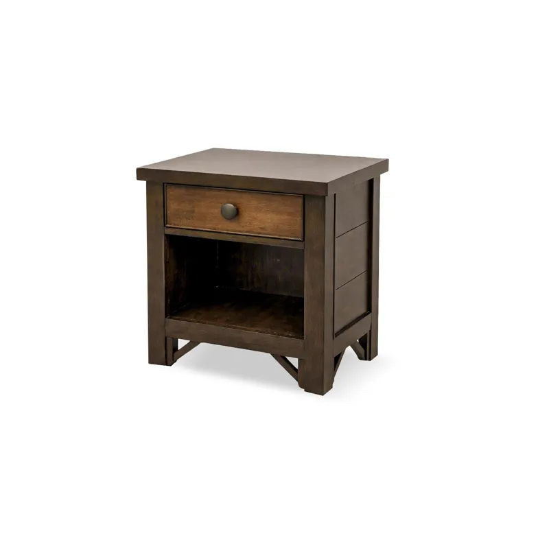 Lake House Two Tone Youth Open Nightstand