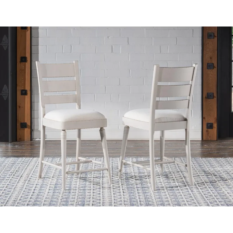 Lake House Ladder Back Counter Height Stool