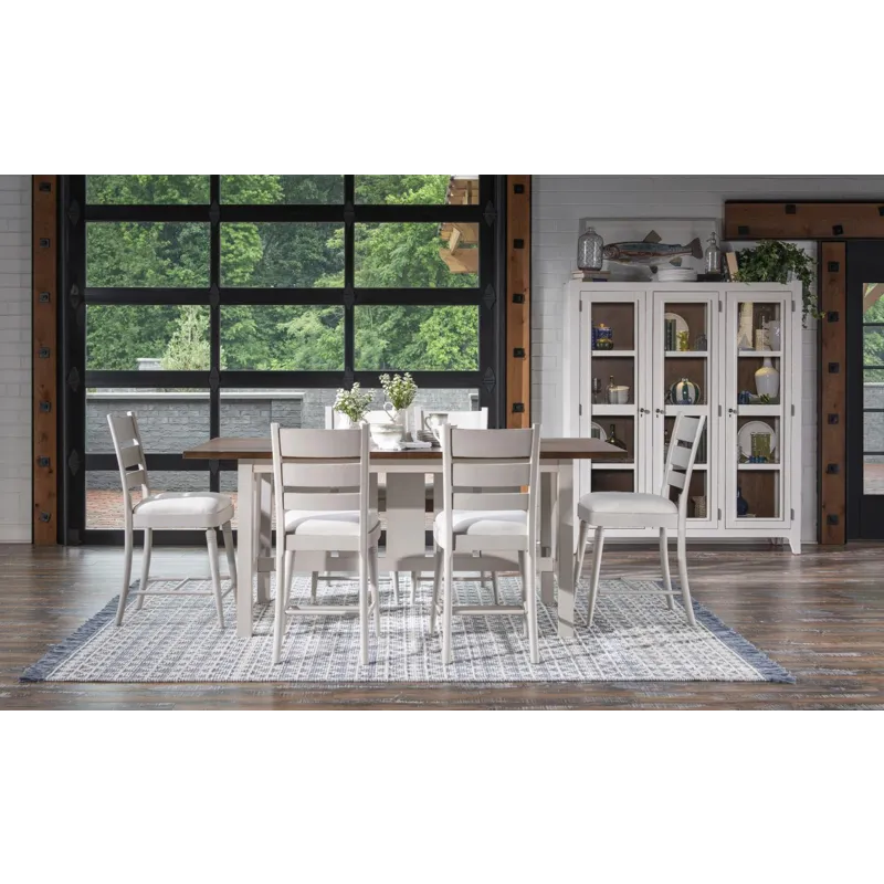 Lake House Ladder Back Counter Height Stool
