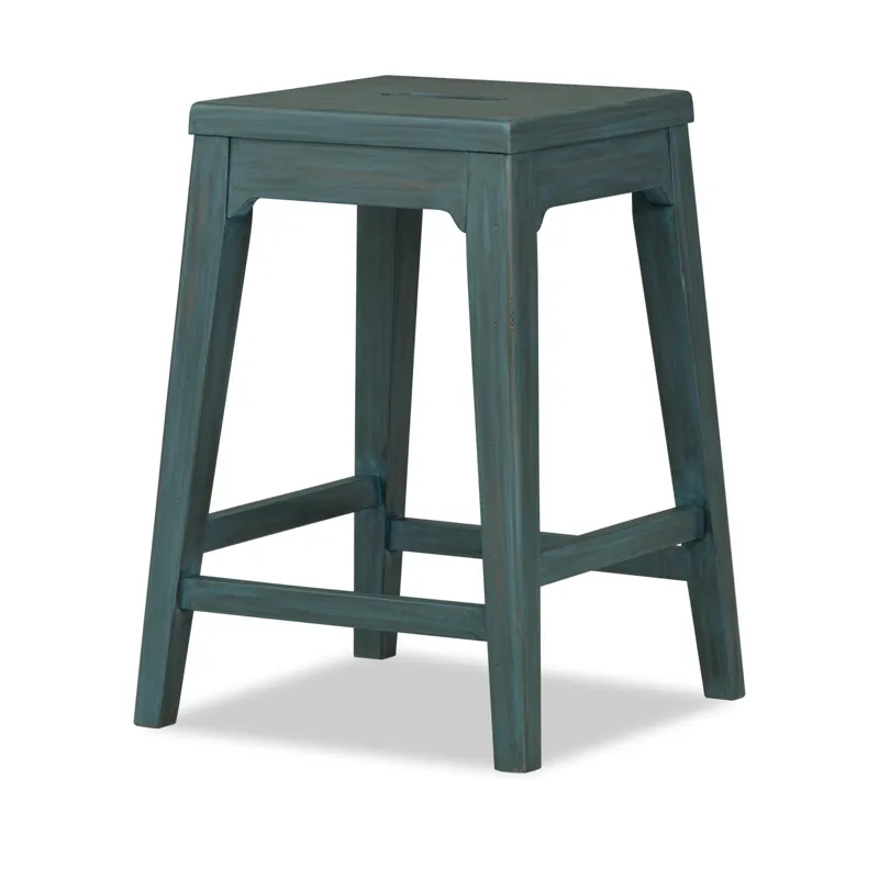Lake House Counter Height Backless Stool