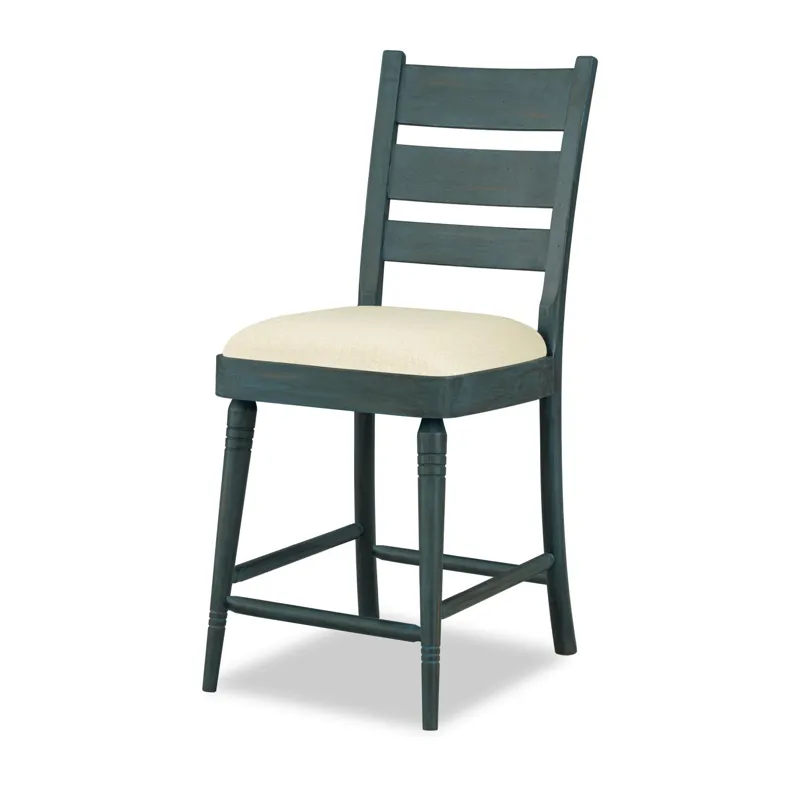 Lake House Ladder Back Counter Height Stool