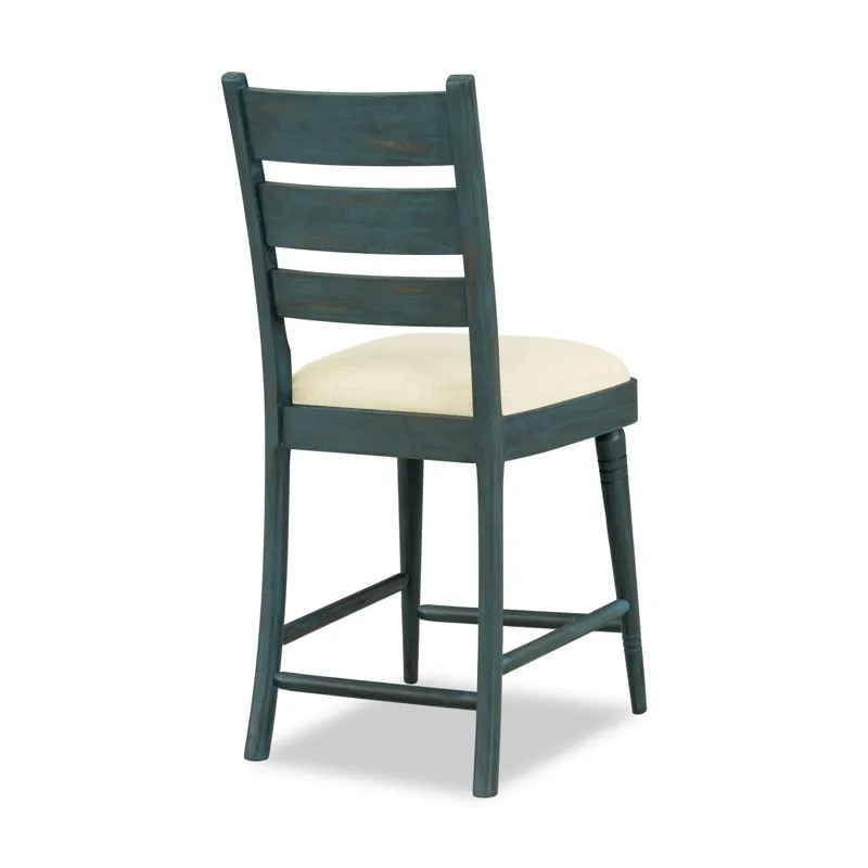 Lake House Ladder Back Counter Height Stool