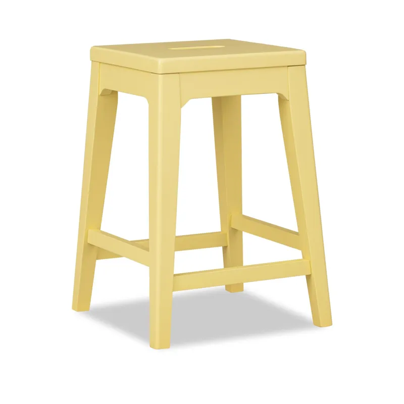 Lake House Counter Height Backless Stool