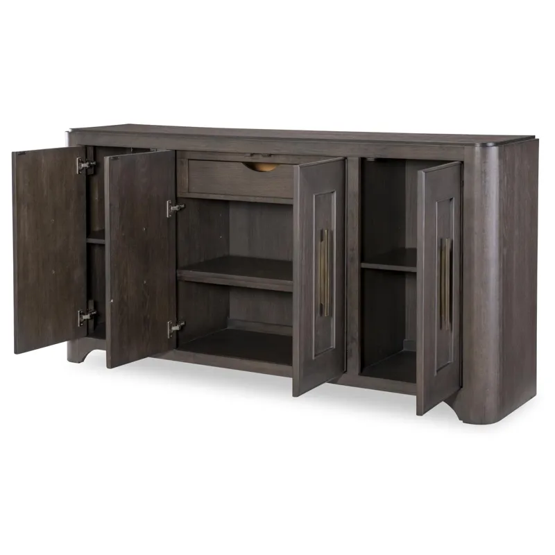 Lancia Credenza With Wood Top