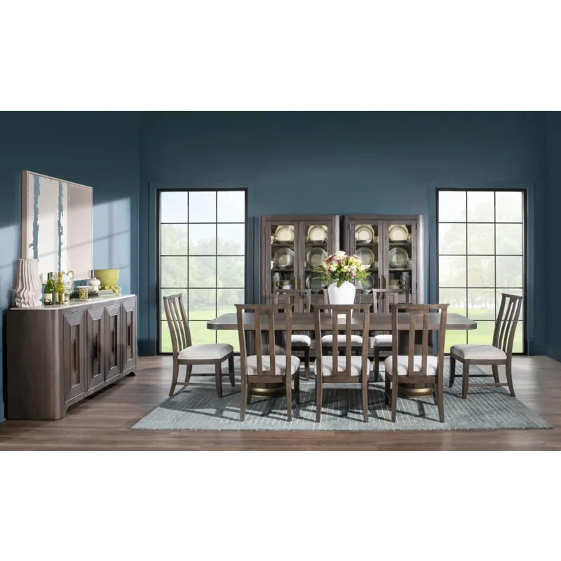 Lancia Complete Double Pedestal Dining Table