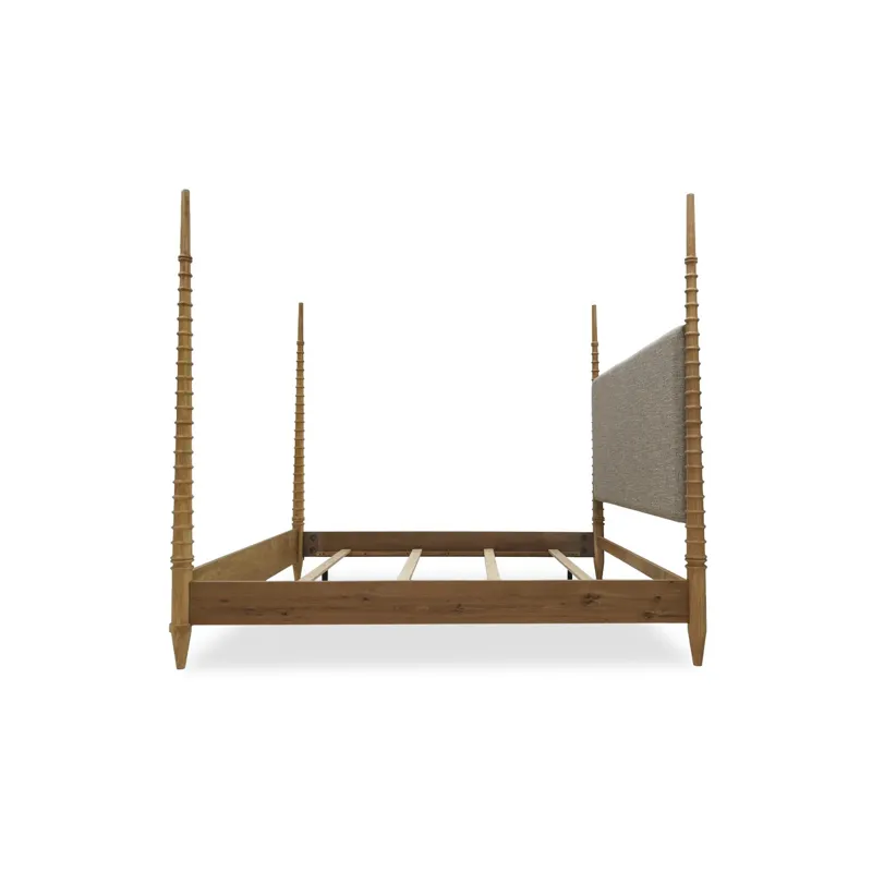 Seraphina Upholstered Poster Bed - Queen