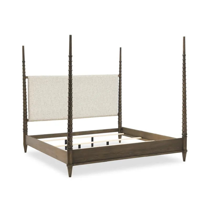 Seraphina Upholstered Poster Bed - Queen