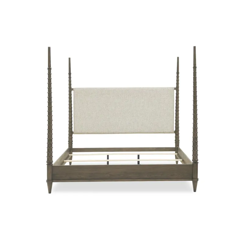 Seraphina Upholstered Poster Bed - Queen