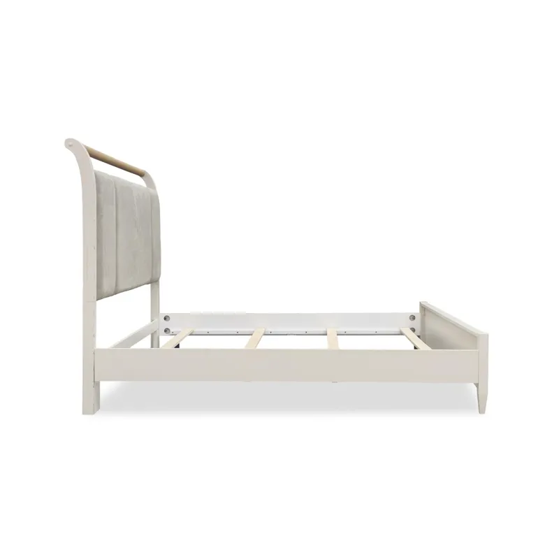Reflections Complete Upholstered Sleigh Bed - Queen