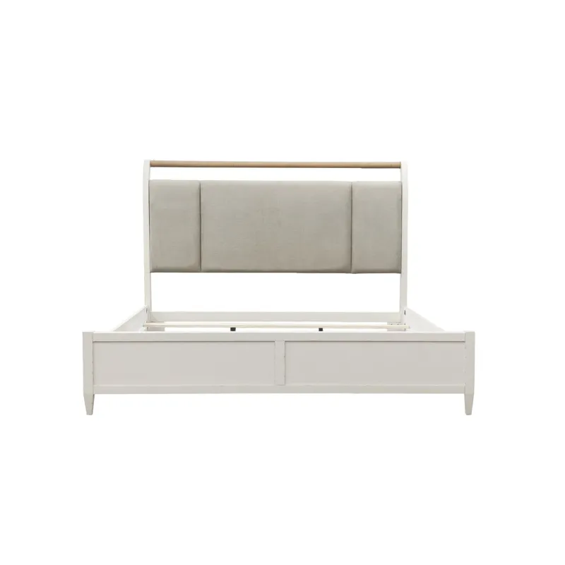 Reflections Complete Upholstered Sleigh Bed - Queen