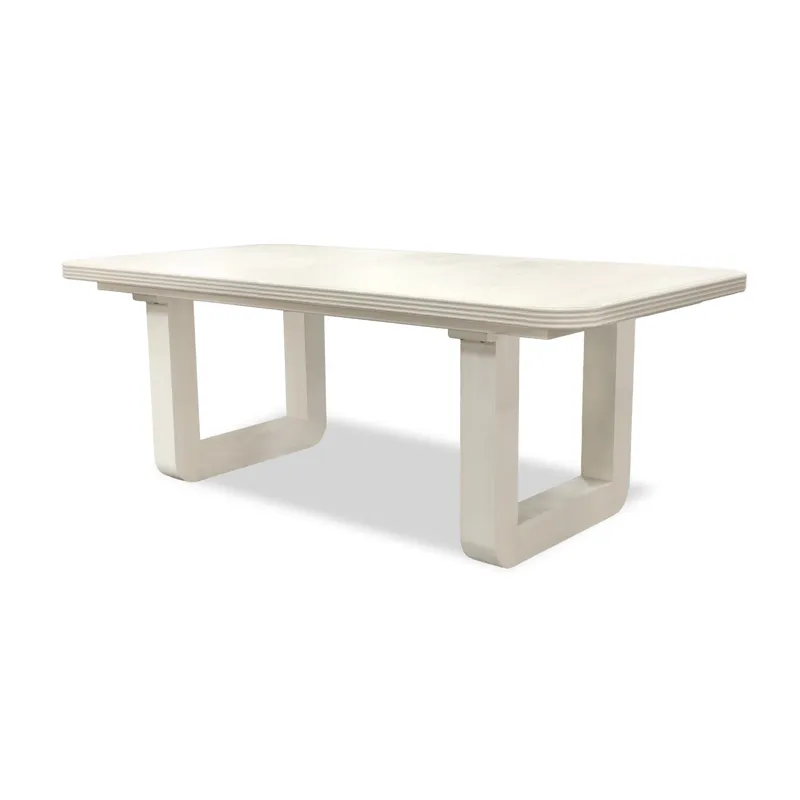 Maren Double Pedestal Dining Table W. Leaf